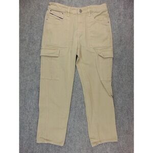 Diesel Cargo Pants Mens 32 Tan Solid Utility Gorpcore Workwear‎ Tactical Casual